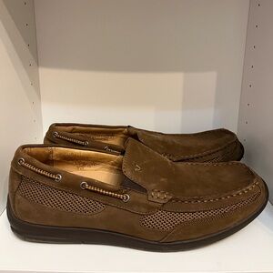 Men's Vionic Earl Suede Loafers Brown Size 12